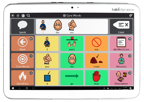 Tobii Indi AAC Device 